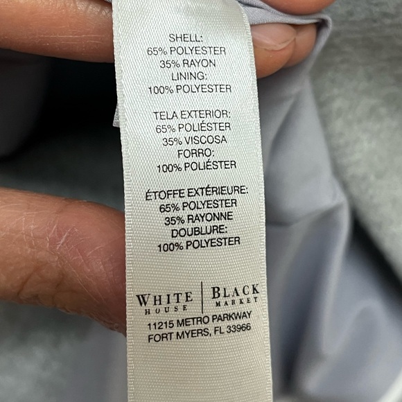 🔆WHBM Warm & Cozy Long Button Down Single Breasted Vest size 2 - Picture 9 of 9